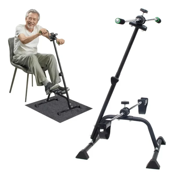 Mini bike fisioterapia portátil com movimento de mãos