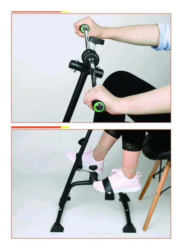 Mini bike fisioterapia portátil com movimento de mãos - Imagem 2