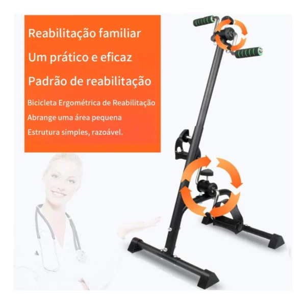 Mini bike fisioterapia portátil com movimento de mãos - Imagem 7