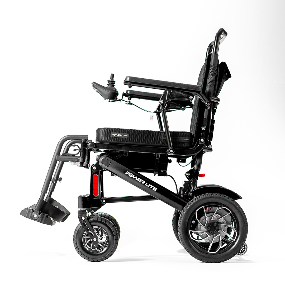 Cadeira de rodas motorizada POP S Cinza PowerLite - Imagem 3